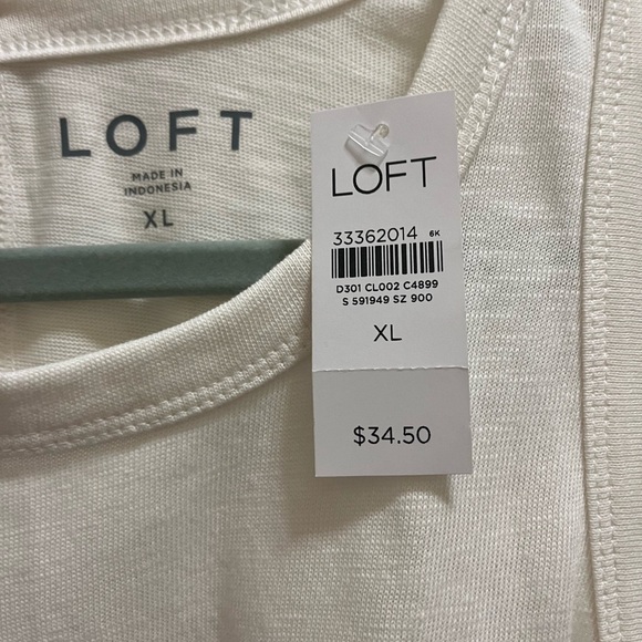 NWT Loft Racerback Tank Top - Picture 2 of 3